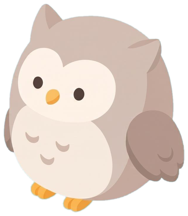 Lasone Dataのマスコット(フクロウ)